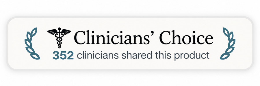 Clinicians' Choice: 352 clinicians shared this product